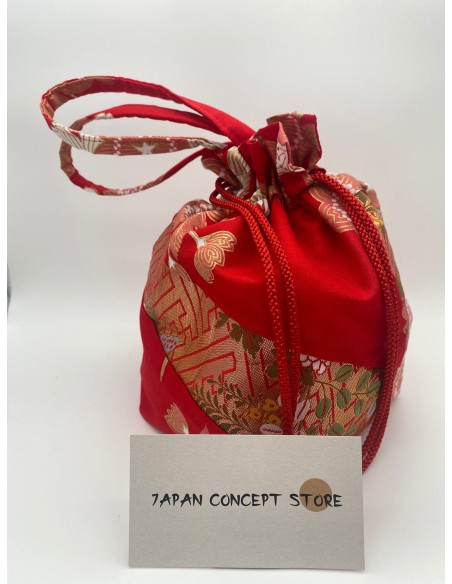 Bolso de kimono rojo – Tradición y estilo japonés
