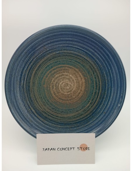 Plato japonés CHAIRO NO EN | Cerámica marrón minimalista