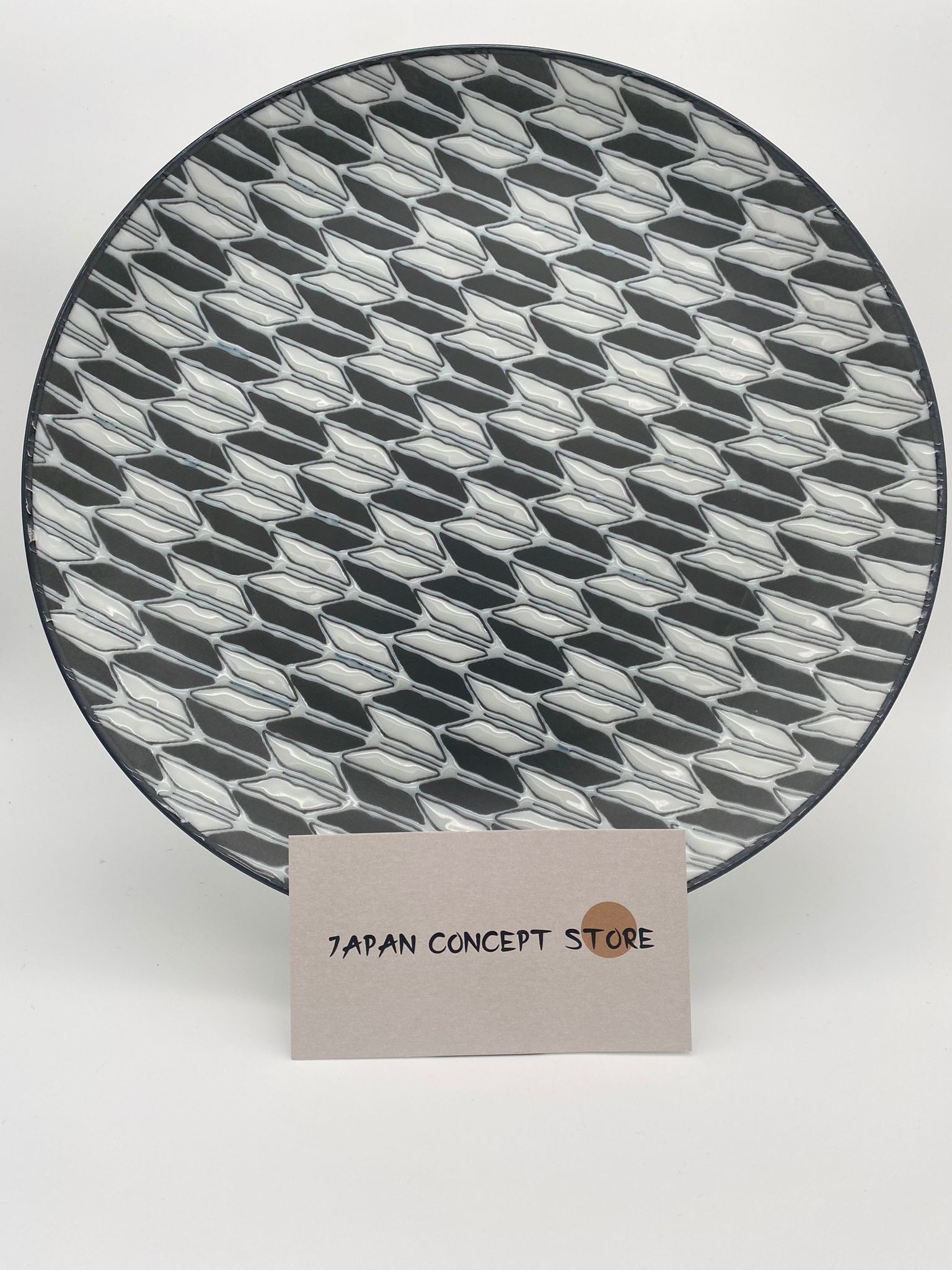 Plato japonés de cerámica