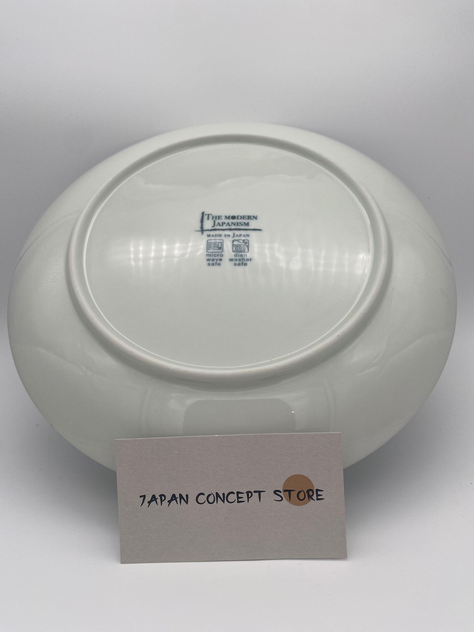 Plato Japonés Tradicional Blanco y Negro | Olas Japonesas Artesanales - Imagen 2