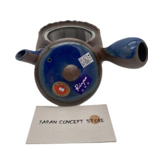 Tetera japonesa Banko ware azul Hana Mizuki 400 ml