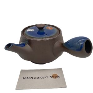 Tetera japonesa Banko ware azul Hana Mizuki 400 ml