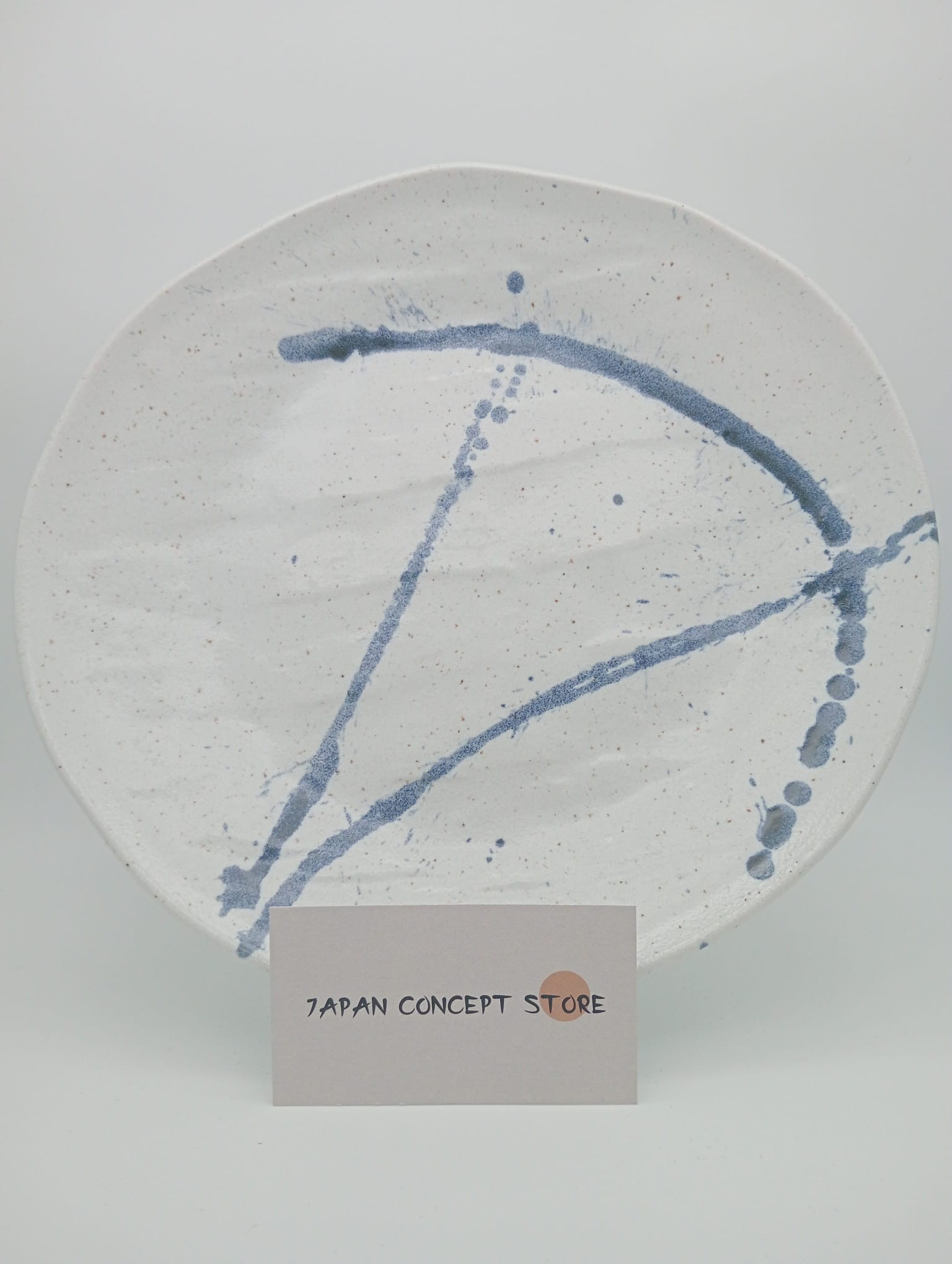 Plato redondo de cerámica japonesa PEINTOCHIPPU - Imagen 2