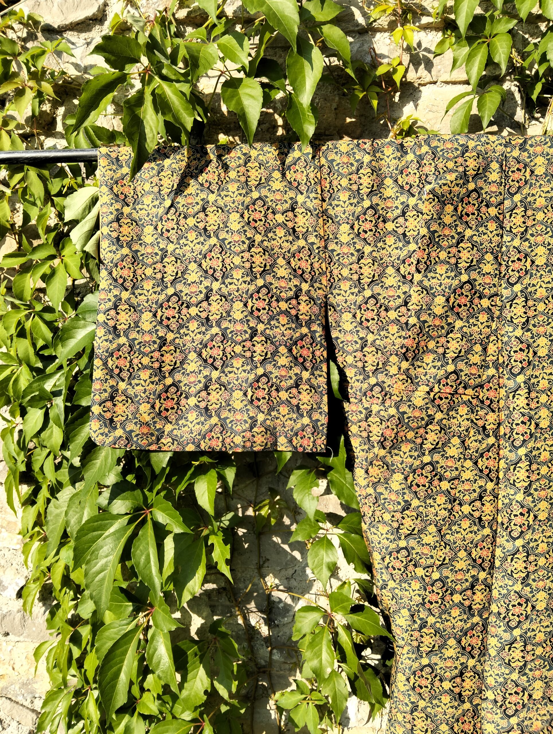 Kimono tradicional japonés largo de seda para mujer - Imagen 4