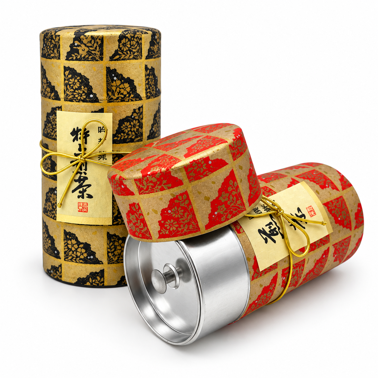 Dúo Latas de Té Japonesas Washi 200 g – AIZOME - Imagen 4
