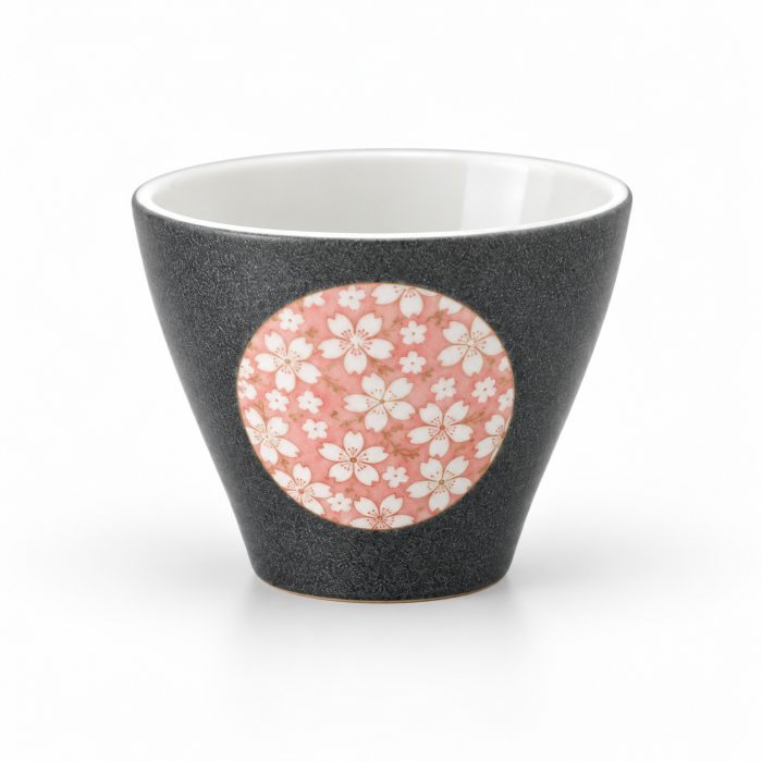 Set de 4 Tazas Japonesas YŌZEN Florales – Cerámica Artesanal Made in Japan - Imagen 3
