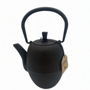 Tetera japonesa de hierro fundido negra 0,4 L