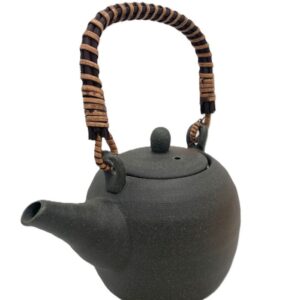 Tetera japonesa Kurocha negra de cerámica 510 ml