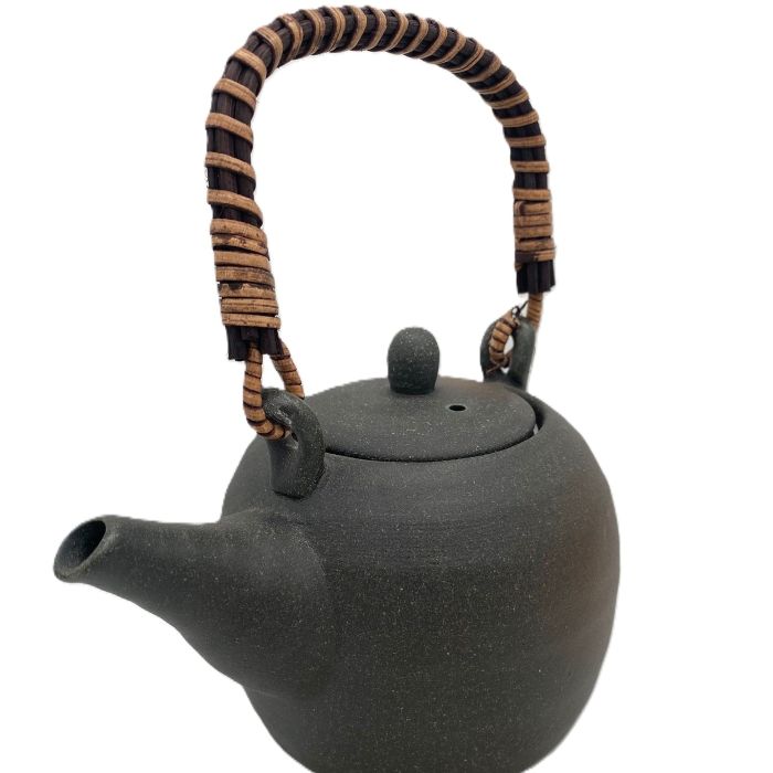 Tetera japonesa Kurocha negra de cerámica 510 ml
