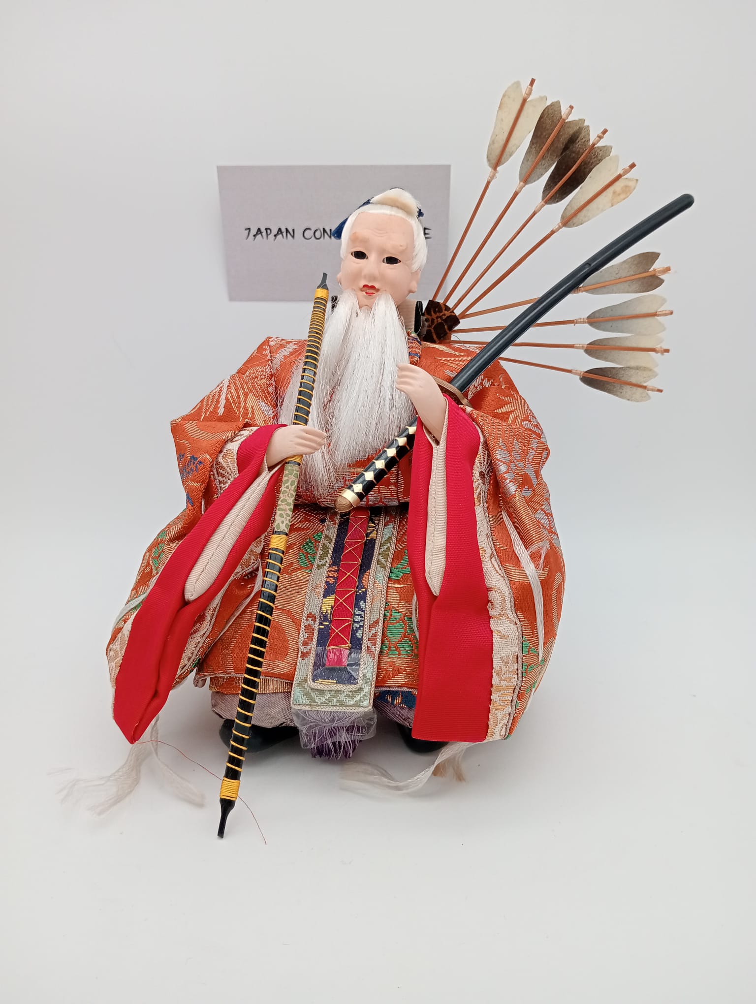 Muñeco Hinamatsuri japonés auténtico – Antigüedad tradicional original
