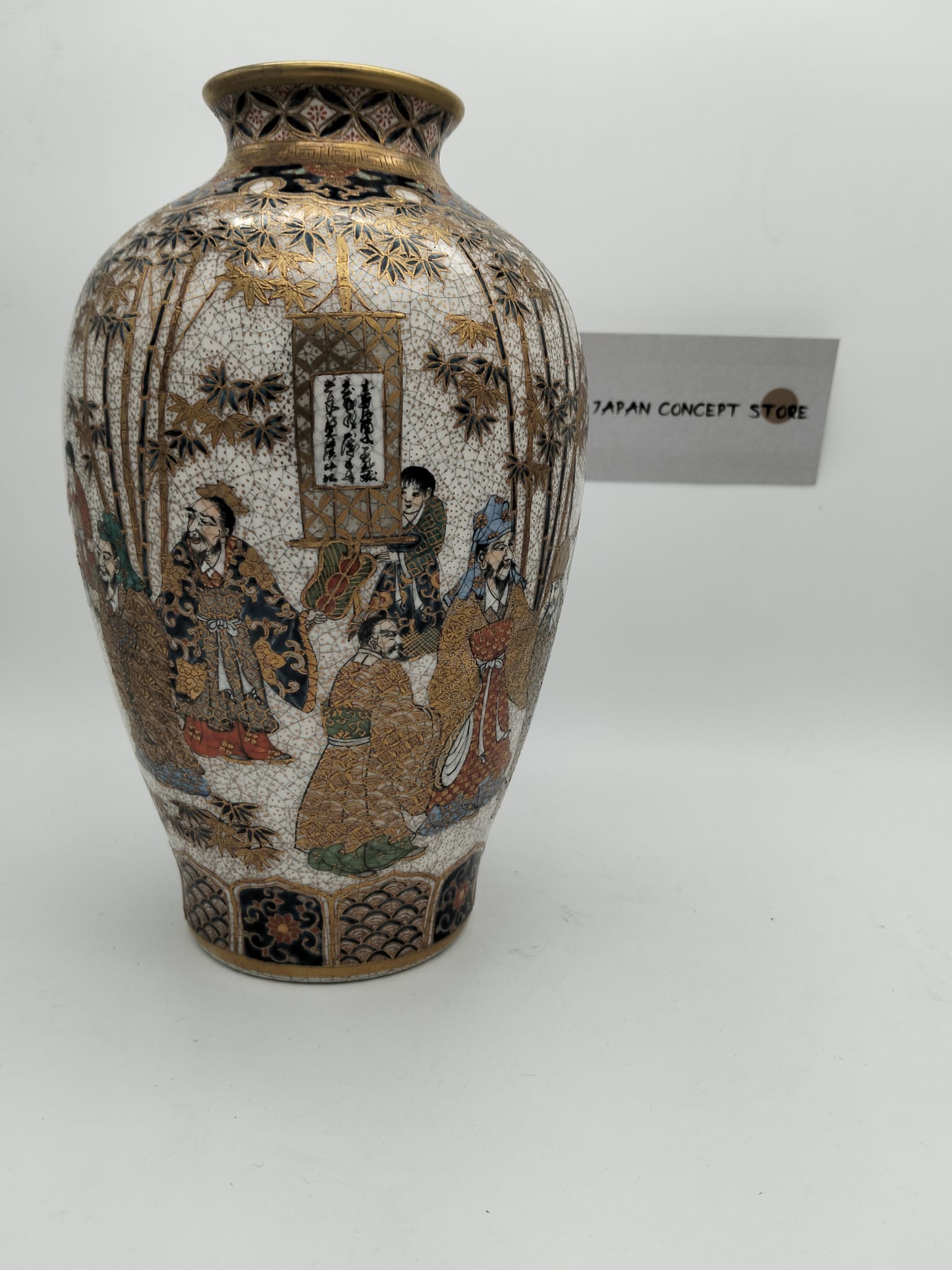 Jarrón japonés Satsuma
