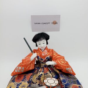 Muñeco Hinamatsuri músico kimono tradicional – Hina Ningyō