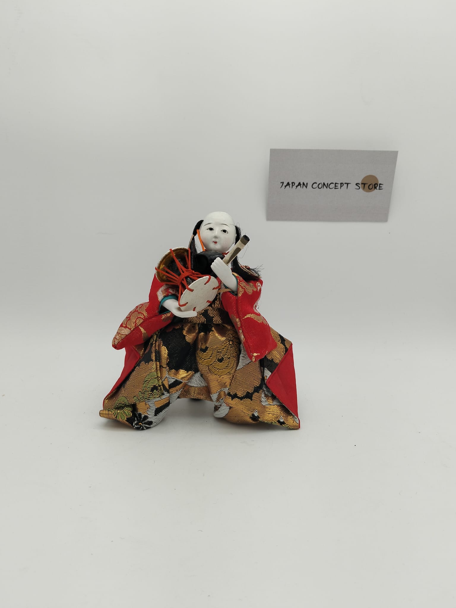 Muñeco Hinamatsuri músico kimono tradicional – Hina Ningyō