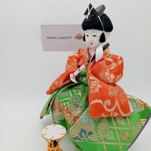 Muñeco Hinamatsuri músico kimono tradicional – Hina Ningyō