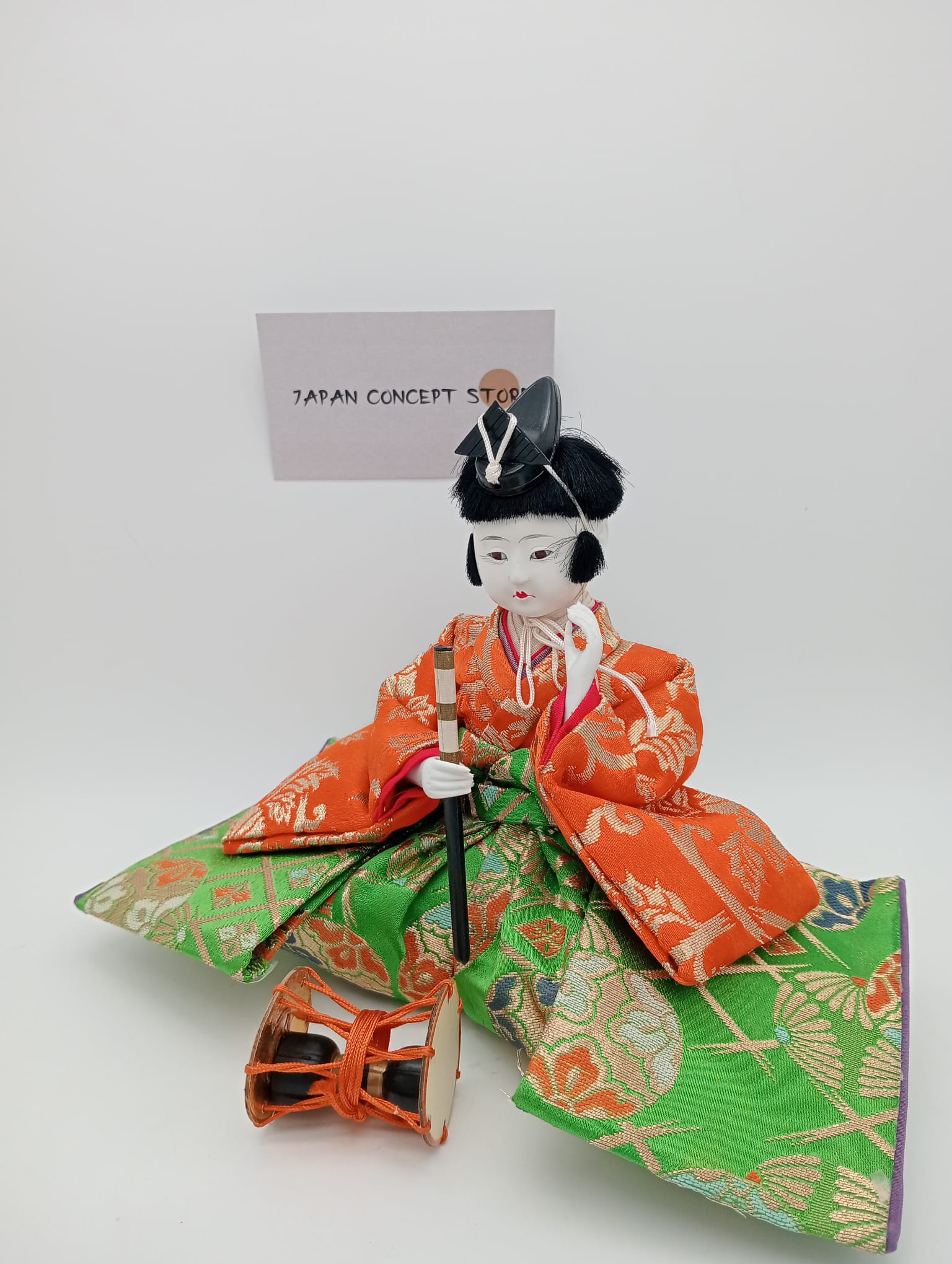 Muñeco Hinamatsuri músico kimono tradicional – Hina Ningyō