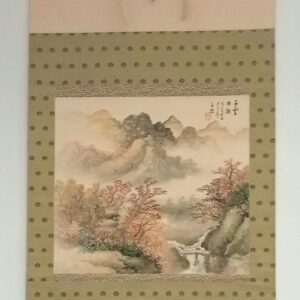 Kakemono - Paisaje del parque nacional de Nikko