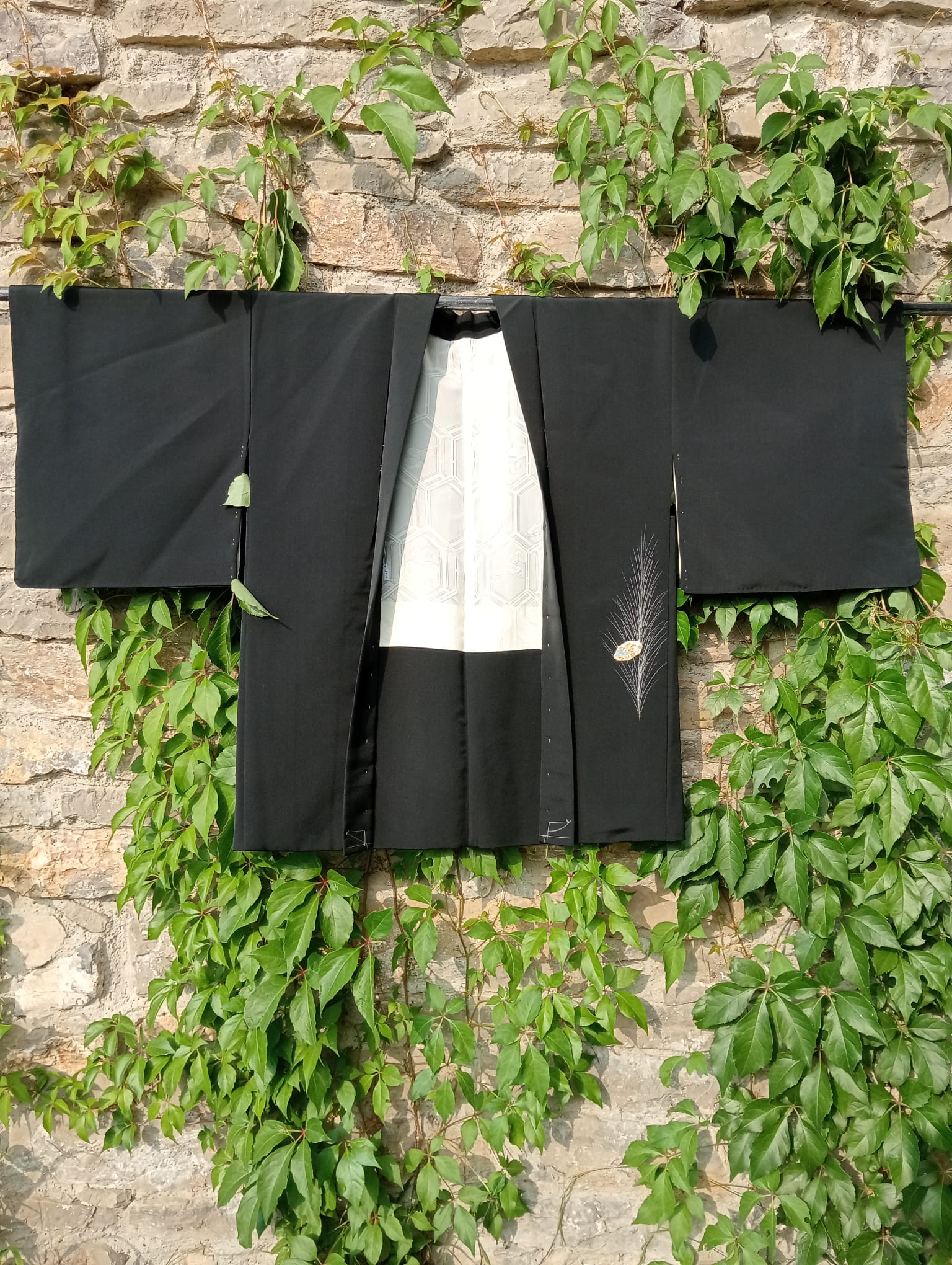 Haori negro años 60