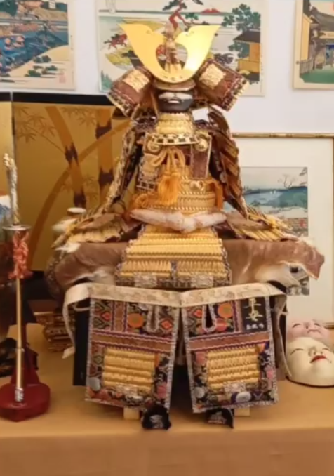 Armadura japonesa samurái
