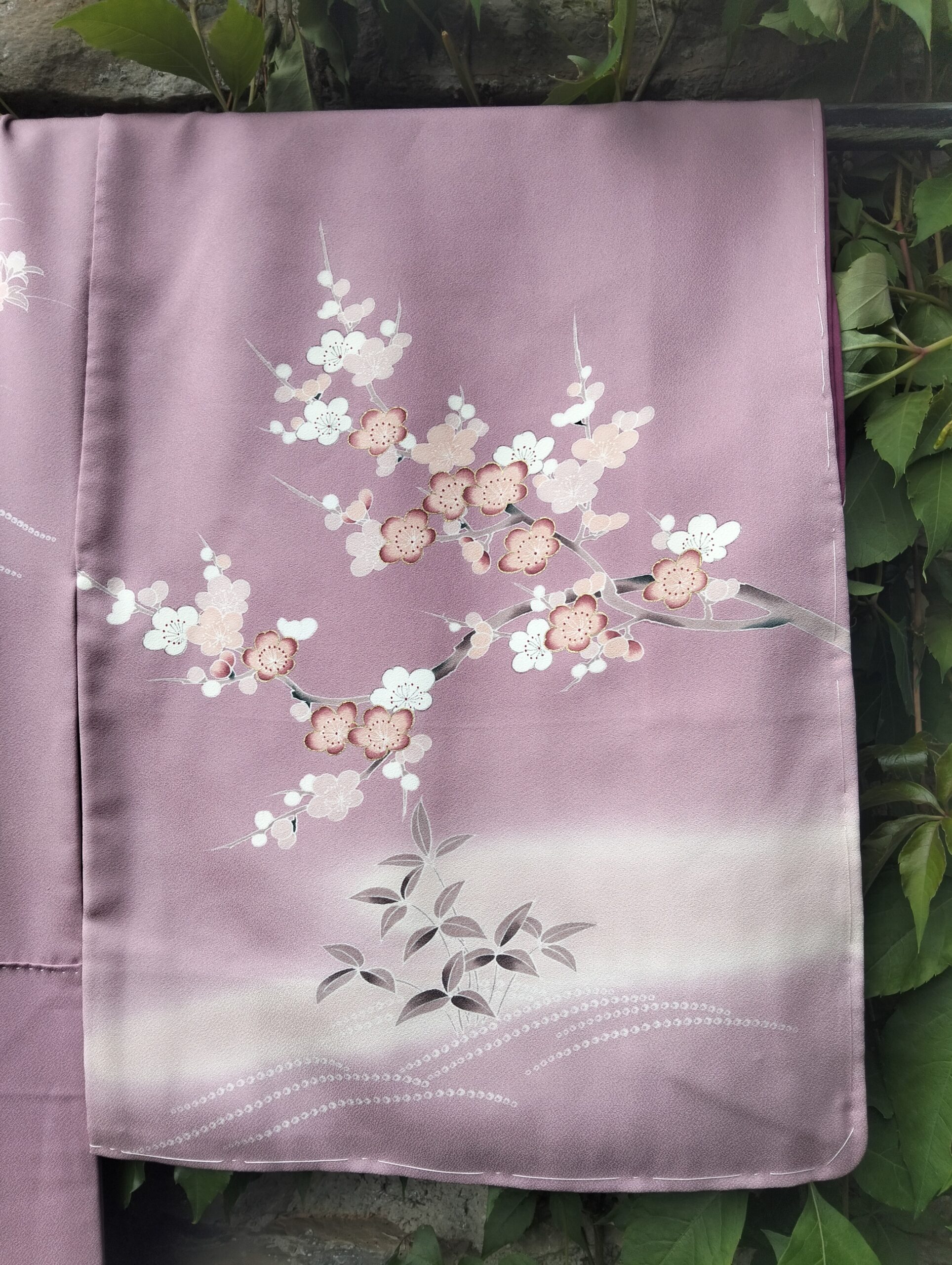 kimono seda rosa
