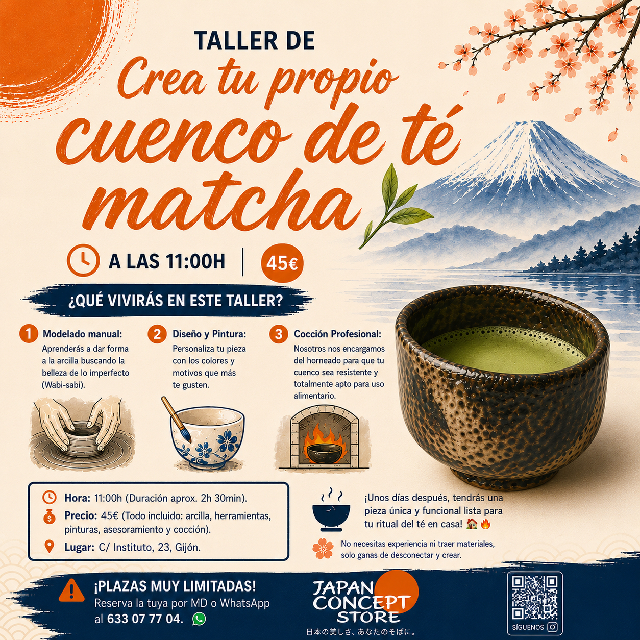 cuenco de té matcha