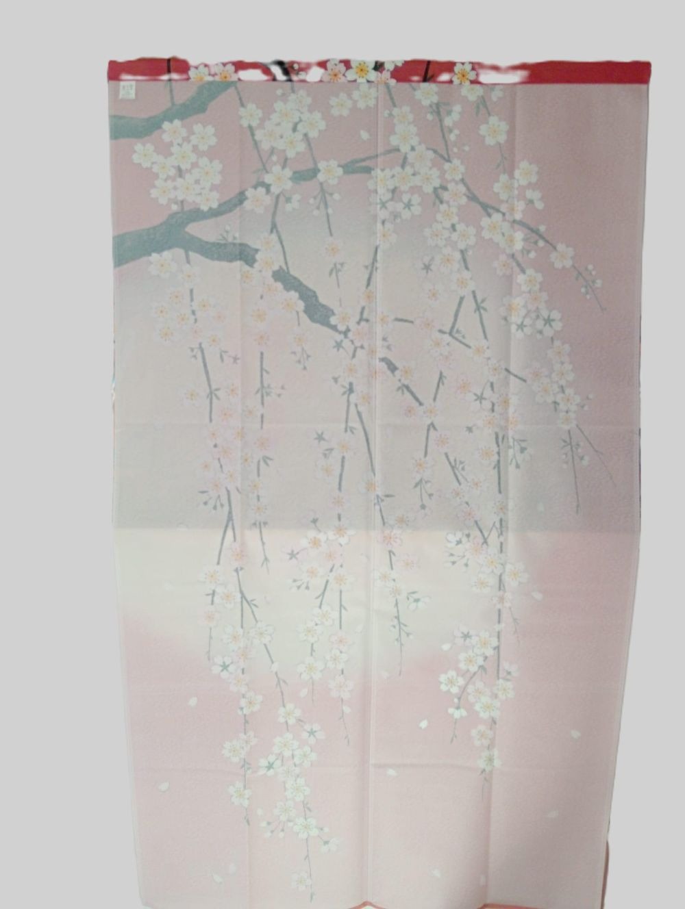 Noren flores de cerezo bajo la luz de la luna. Made in Japan - Imagen 3