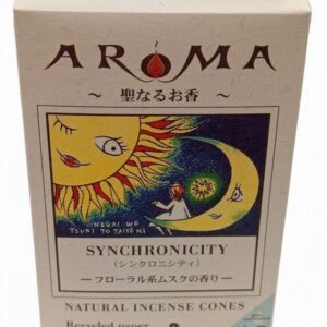 Incienso Natural en Conos Synchronicity | Aroma Floral y Almizcle