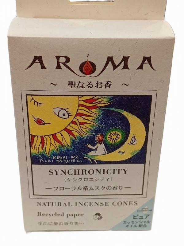 Incienso Natural en Conos Synchronicity | Aroma Floral y Almizcle