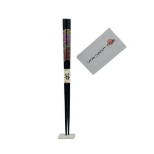 Palillos Japoneses Kikusui Ishida Negros con Flores...
