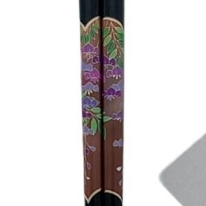 Palillos Japoneses Kikusui Ishida Negros con Flores...