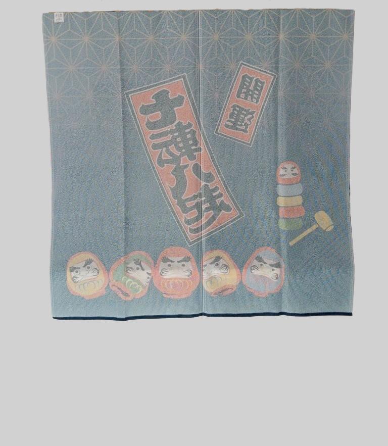 Noren Japonesa Darumas 90 cm Made in Japan - Imagen 3