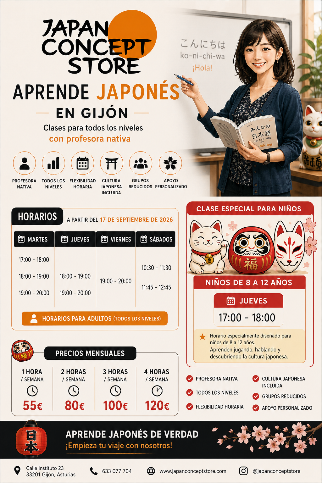 Academia de Japonés en Gijón