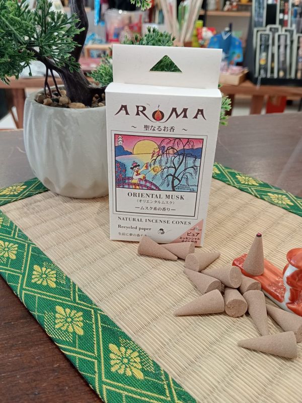 Incienso Natural en Conos Aroma Oriental Musk – Almizcle Oriental - Imagen 3