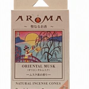 Incienso Natural en Conos Aroma Oriental Musk – Almizcle Oriental