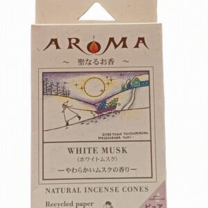 Incienso Natural en Conos Aroma White Musk