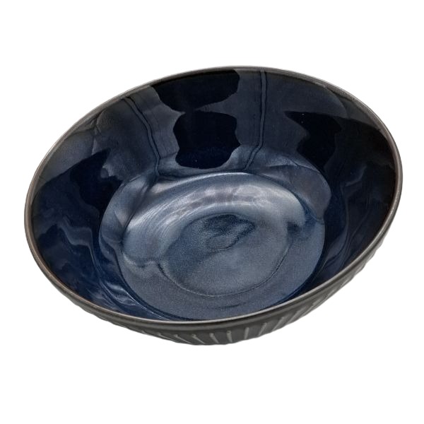 Cuenco Japonés Grande para Ramen Azul Marino – 21,5 cm - Imagen 4