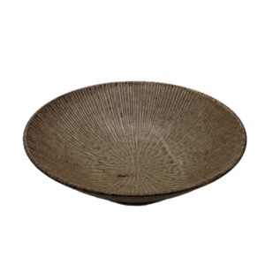 Cuenco de Ramen Japonés Tierra Texturizada – 24,5 cm