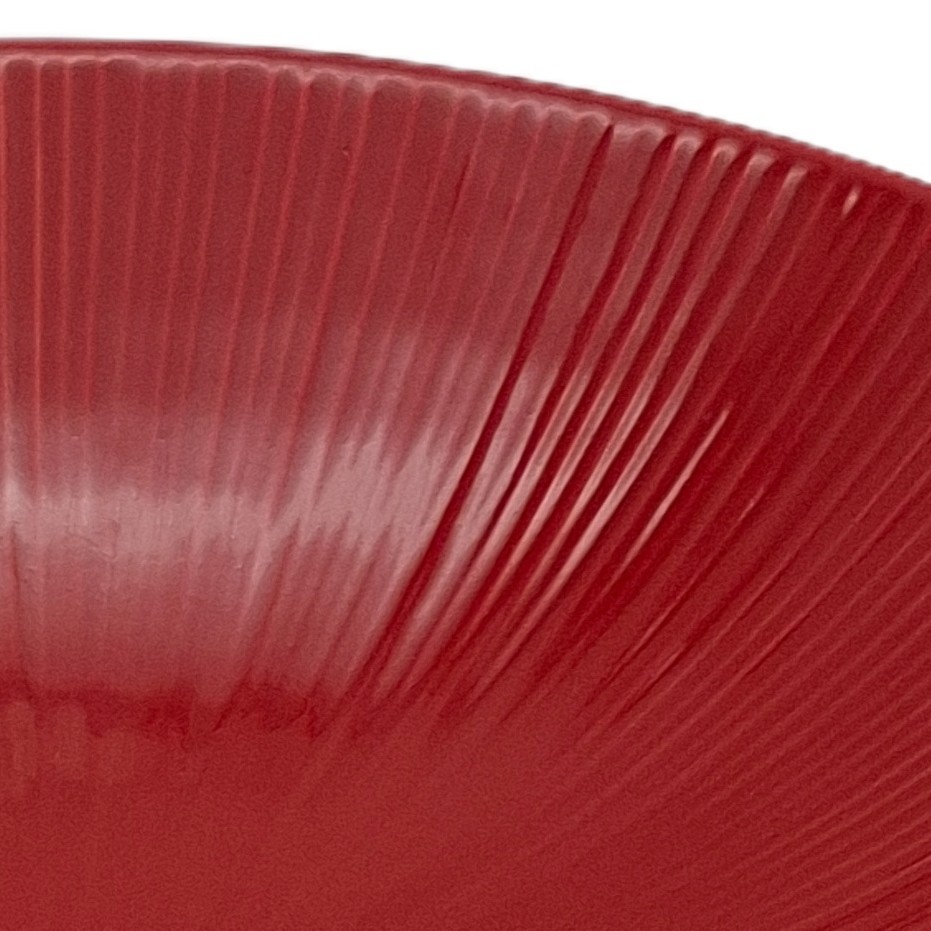 Cuenco de Ramen Japonés Rojo Intenso – 24,5 cm - Imagen 5