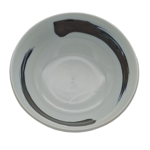 Cuenco de Ramen Japonés Pinceladas Negras – 20,2 cm - Imagen 3