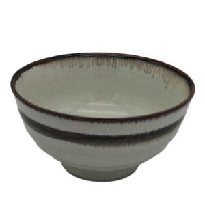 Cuenco Japonés Donburi Verde Wasabi – Cerámica Wabi-Sabi 16,8 cm