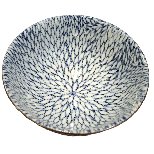 Cuenco Japonés Azul y Blanco – 11,8 cm - Imagen 2