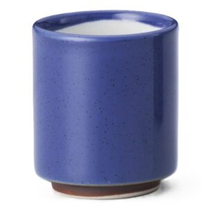 Taza japonesa de té Ao-Kingama azul de cerámica 190 ml