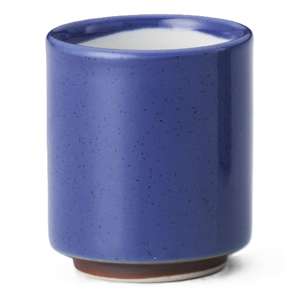 Taza japonesa de té Ao-Kingama azul de cerámica 190 ml