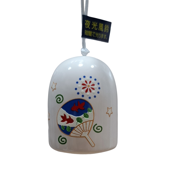 Campana de Viento Japonesa (Furin) de Cerámica - Brilla en la Oscuridad - Imagen 2