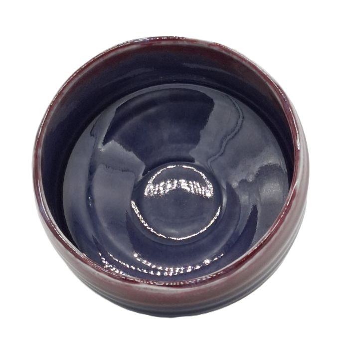 Cuenco Matcha Mino Malva Azul 470 ml – Cerámica Made in Japan - Imagen 2