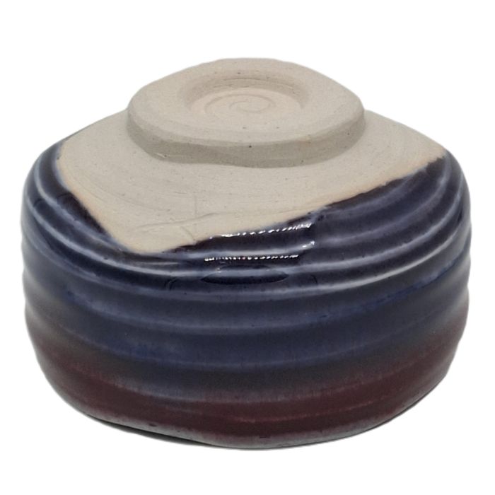 Cuenco Matcha Mino Malva Azul 470 ml – Cerámica Made in Japan - Imagen 4