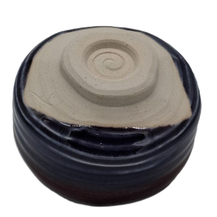 Cuenco Matcha Mino Malva Azul 470 ml – Cerámica Made in Japan - Imagen 3