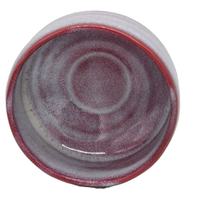 Cuenco Matcha Mino Rosa Gris 470 ml – Cerámica Made in Japan - Imagen 2