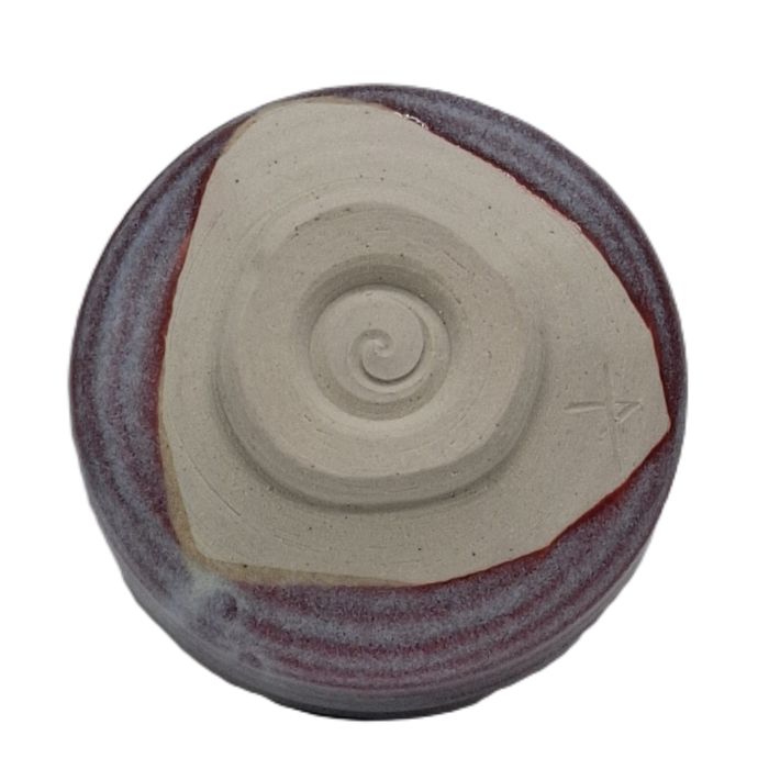 Cuenco Matcha Mino Rosa Gris 470 ml – Cerámica Made in Japan - Imagen 3