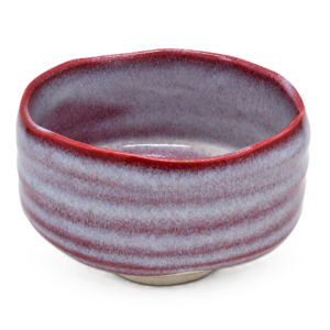 Cuenco matcha Mino rosa gris 470 ml