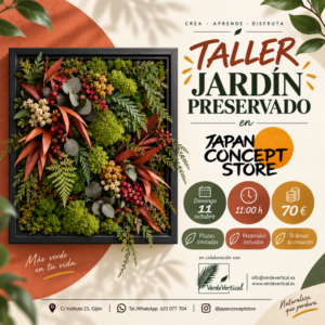 Taller de jardín preservado en Japan Concept Store